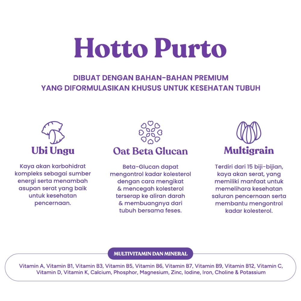 

Hotto Purto Multigrain With Purple Potato 1 Pouch (Baru)