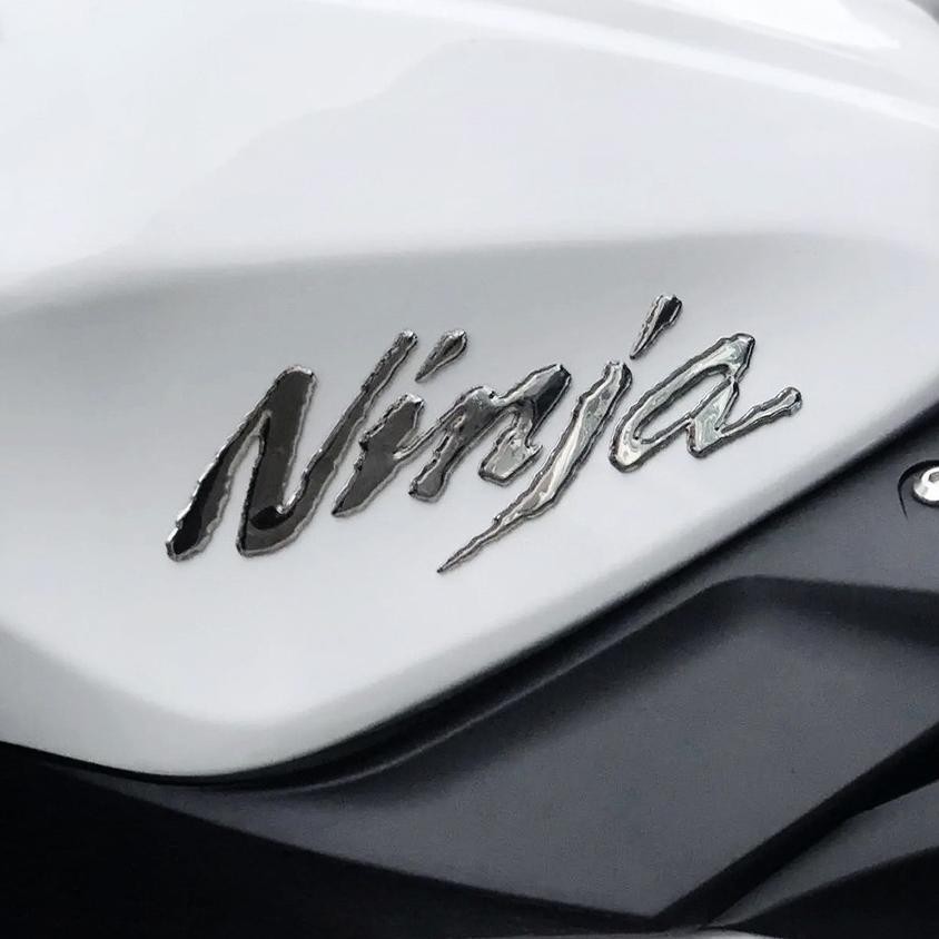 Premium Emblem Kawasaki Ninja 3D Untuk Motor Kawasaki Ninja 150 250 R Rr S Zx Zx250r Sticker Motor 3