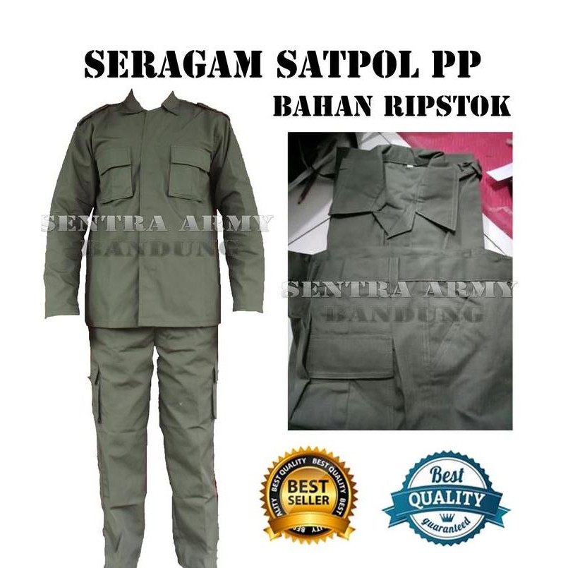 seragam satpol pp pdl Seragam PDL SAT POL PP Bahan Ripstop termurah