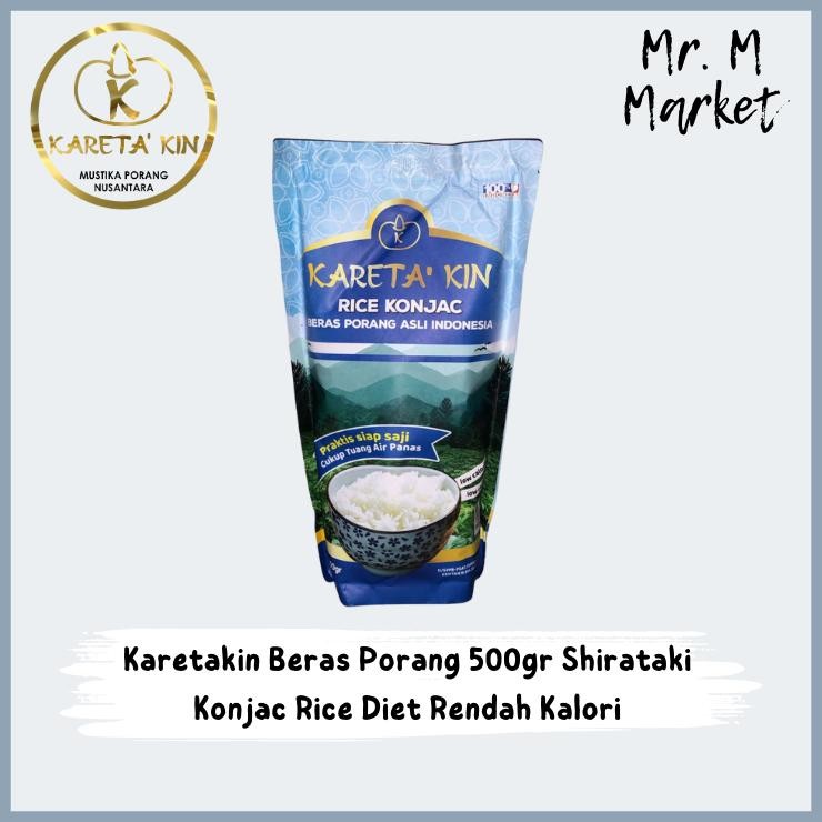 

Beras/Nasi Porang Instan/Praktis 500 gr (23 kkal) | Kareta'Kin 500 gr - Shirataki Fukumi Konjac