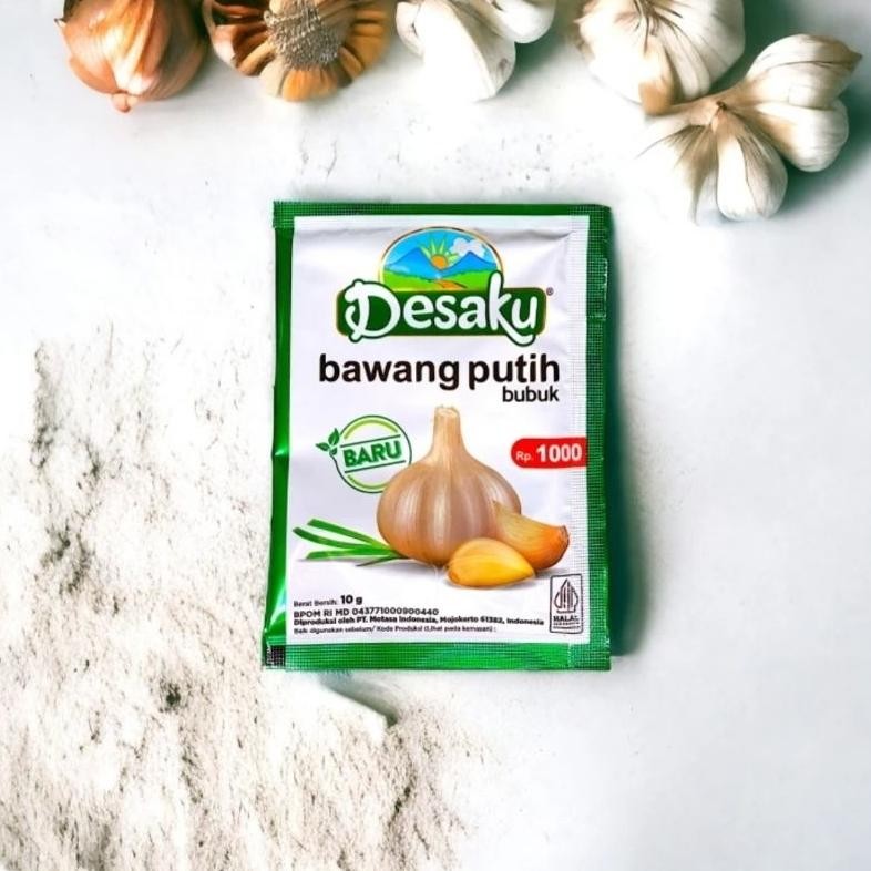 

Desaku Bawang Putih Bubuk 6gr Pe Renceng Isi 12 Sachet