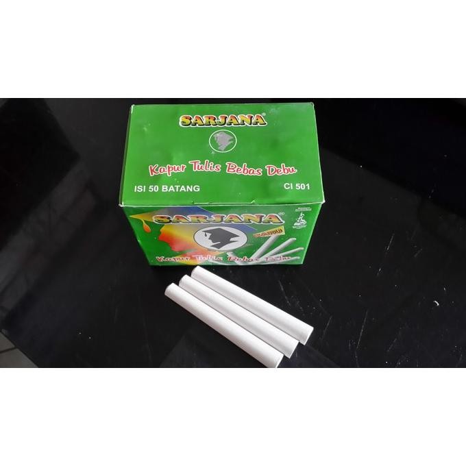 

New Sarjana Kapur Putih / Kapur Tulis Putih (Per Pack)+ Harga Terjangkau