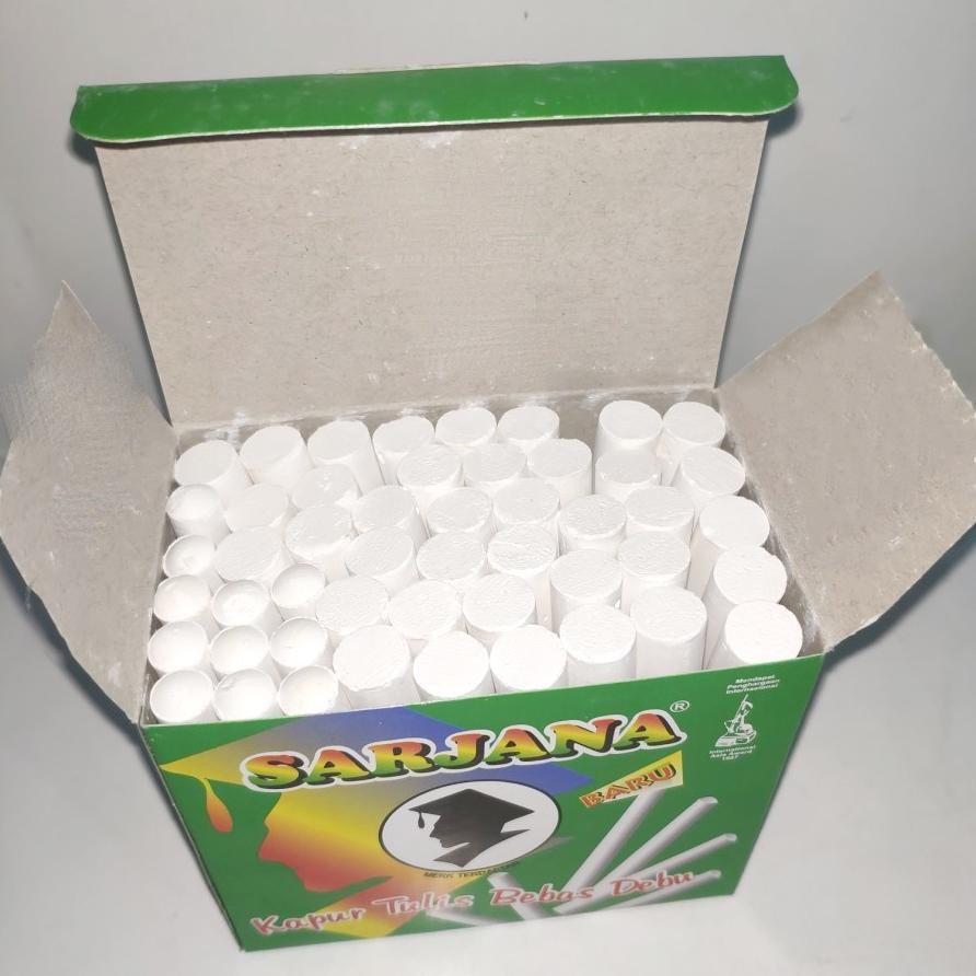 

Terbaru 1 Kotak Isi 50 Kapur Tulis Sarjana Putih Warna Nov0066