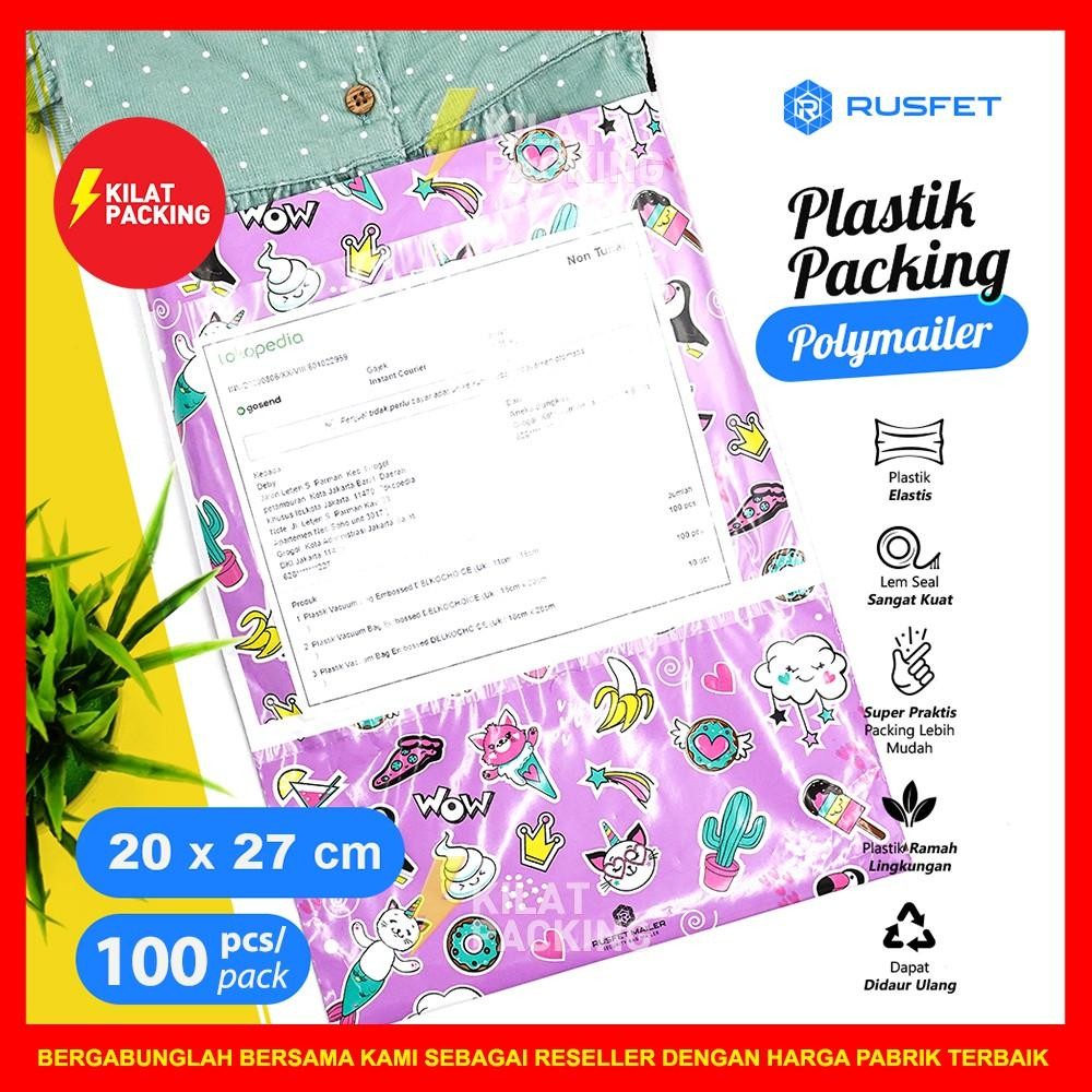 

Amplop Plastik Polymailer Candy Ice (Uk : 20Cm X 27Cm )Pack