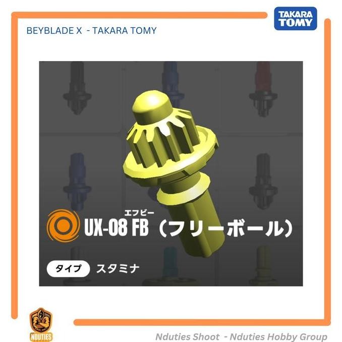 Terlaris UX-08 Beyblade X Bit FB (Free Ball) Takara Tomy Original SALE