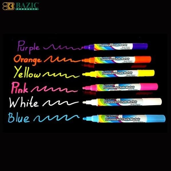 

Free Ongkir Bazic Fluorescent Chalk Marker / Bazic / Spidol Bazic / Bazic Fluorescent Chalk Marker 5Mm Nov0066