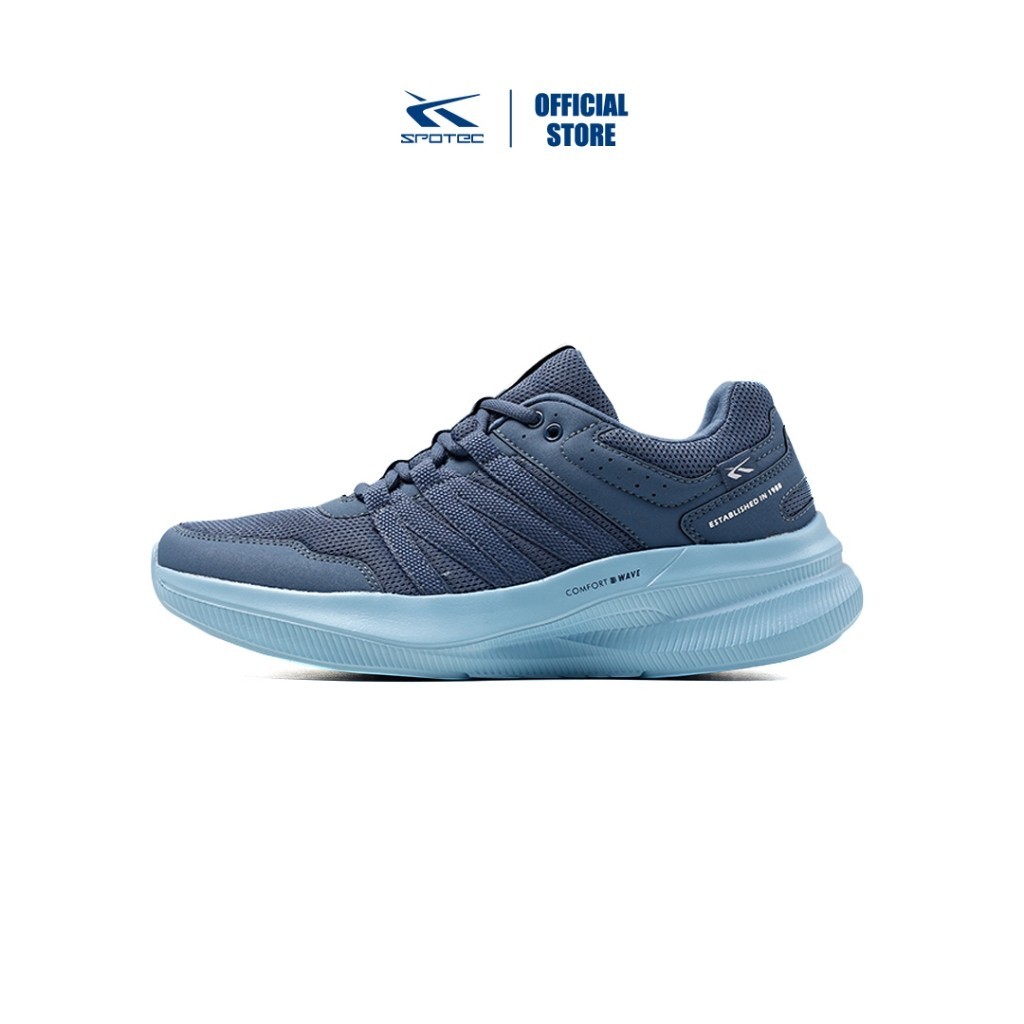 Spotec Running Uptown Sepatu Lari Pria Wanita Biru Muda - Biru Muda
