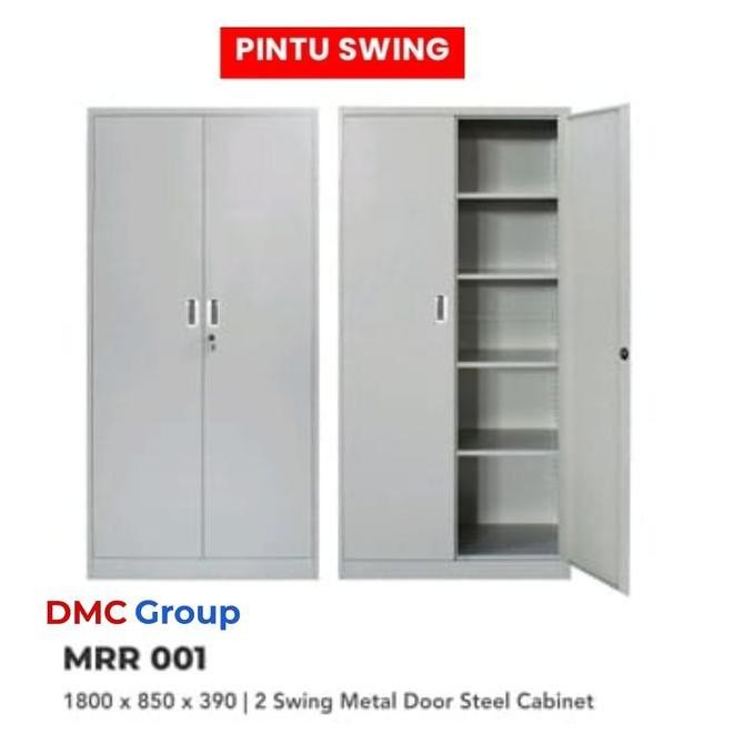 

DISKON lemari arsip plat besi lemari kantor pintu swing/ ayun putih