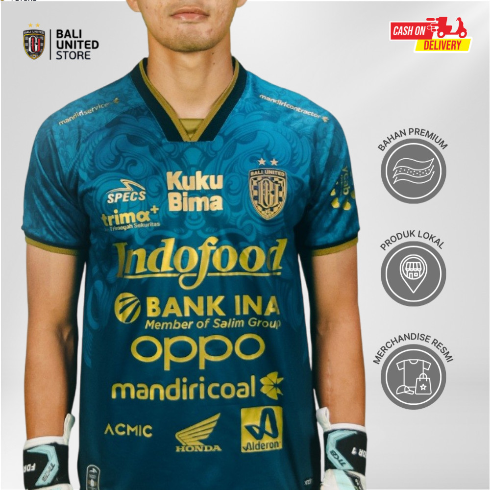 BALI UNITED Jersey Player Issue Bali United FC - GK Away Official Jersey 2024 - Merchandise Original