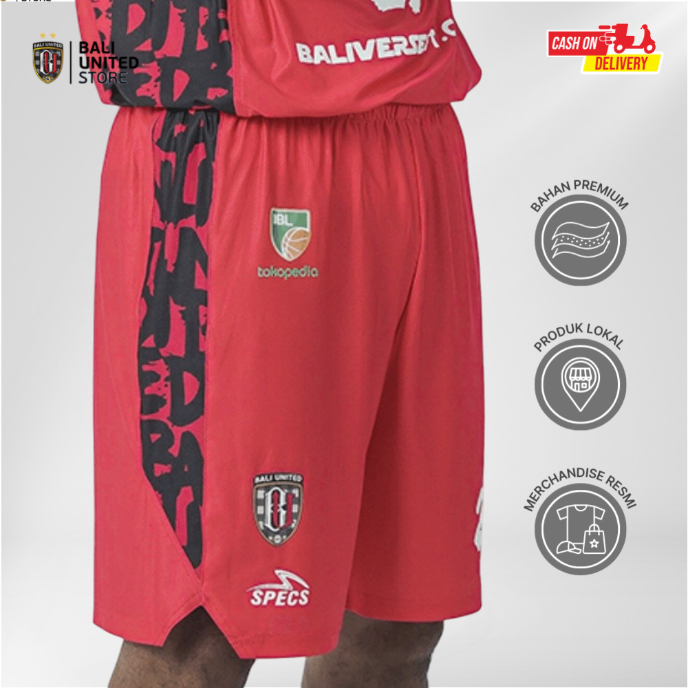 Bali United Basketball Bring The New Energy Home Short 2023 - Celana Pendek Basket Olahraga Sport Of