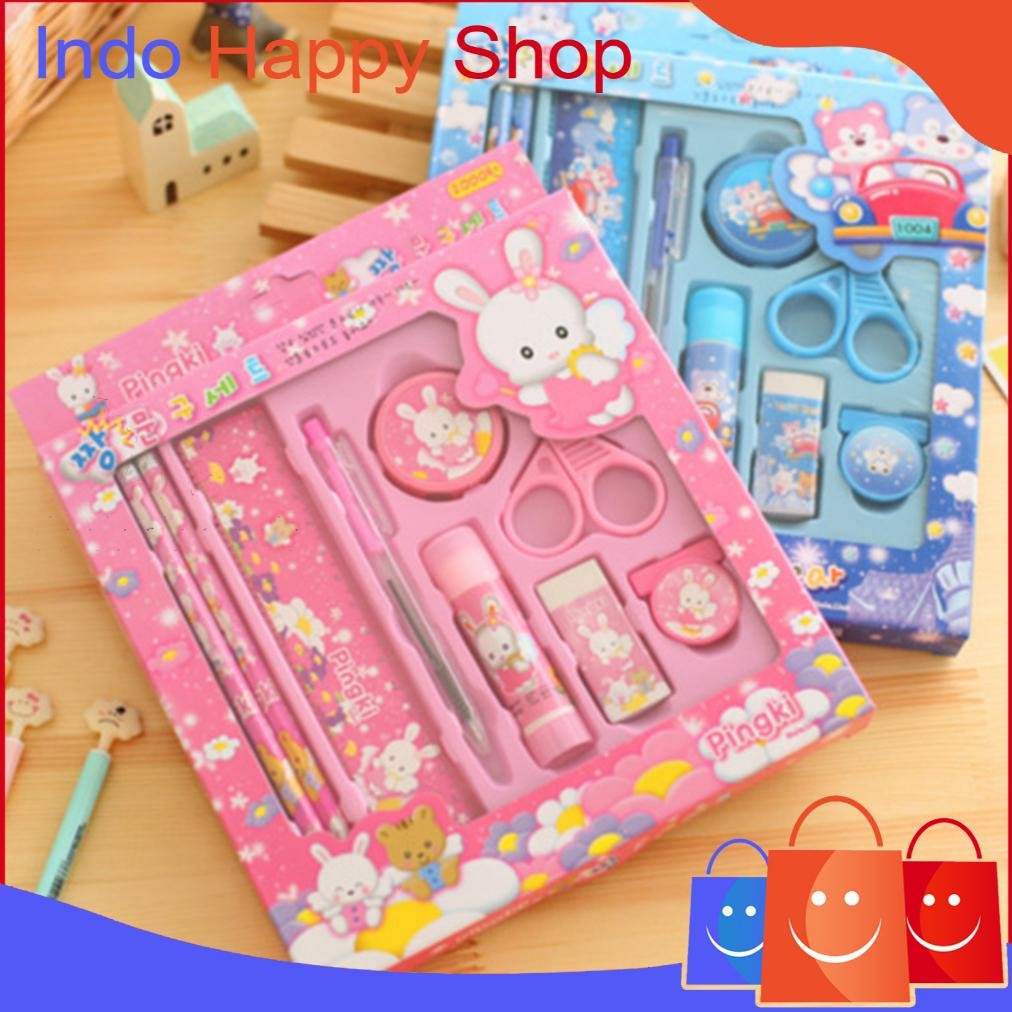 

Kualitas Tertinggi Paket Alat Tulis Set 9 In 1 Mini Stationery Set Karakter Set Alat Tulis Anak Kado Souvenir