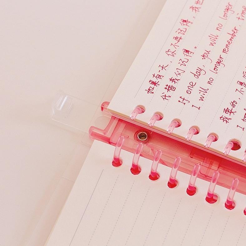 

Original Buku Binder A5 B5 / Notebook Aesthetic Korea Besar / Buku Jurnal / Buku Catatan Lucu / Sampul Buku Aesthetic / Loose Leaf Notebook Notepad / Buku Tulis Sekolah / Alat Tulis Stationery Siswa University