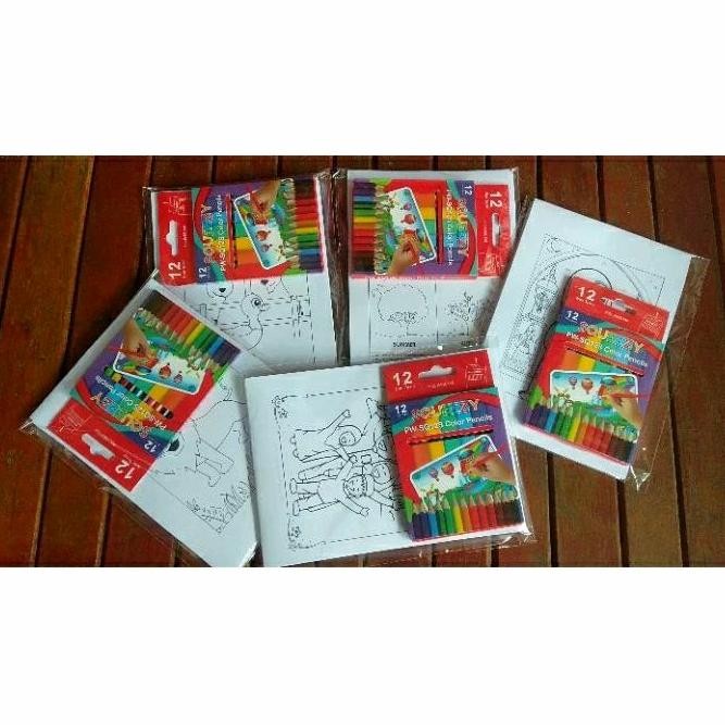 

Tepat Guna 50 Lembar Mewarnai Plus Pensil Warna/Crayon/Spidol