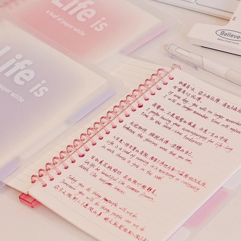 

Keuntungan Buku Binder A5 B5 / Notebook Aesthetic Korea Besar / Buku Jurnal / Buku Catatan Lucu / Sampul Buku Aesthetic / Loose Leaf Notebook Notepad / Buku Tulis Sekolah / Alat Tulis Stationery Siswa University