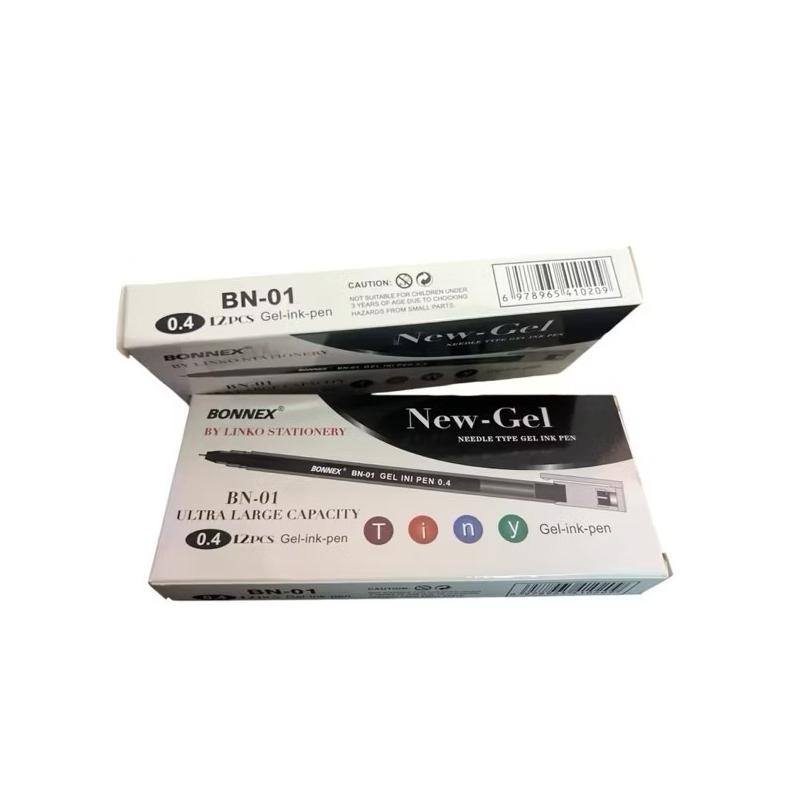 

Pilihan Tepat [1 Pack] Promo Pulpen Gel Bonnex Zuixua New Jell Linko Isi 12Pcs-Pulpen Gel New Jell 0.4Mm