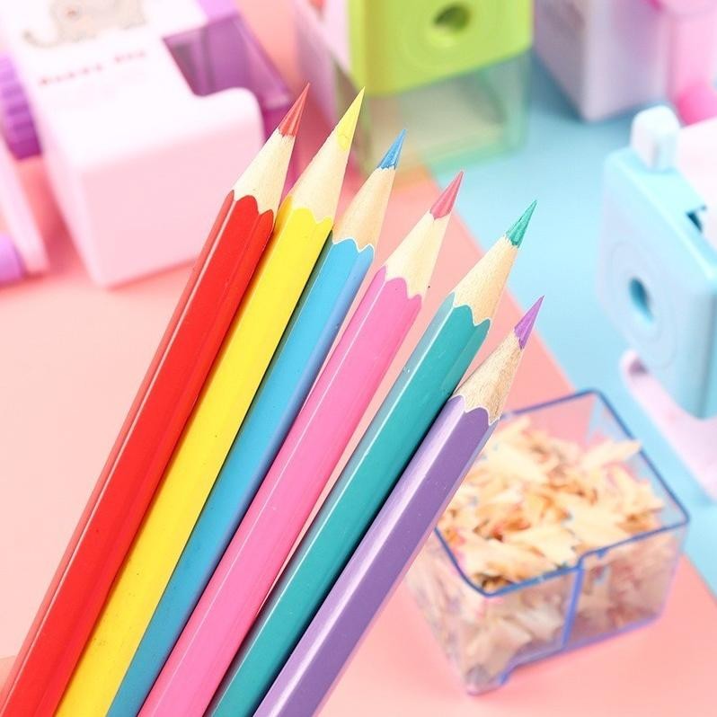 

Waktu Terbatas Rautan Serutan Pensil Putar Gaya Kartun Sharpener Rautan Meja 4 Warna