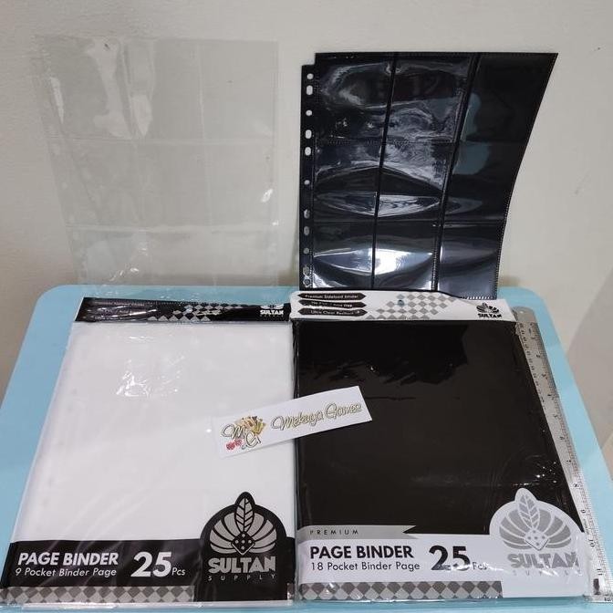 

HOT SALE Sultan 9p 18p Sleeve Binder Page 25ct Pokemon Basket 2R Photo Card