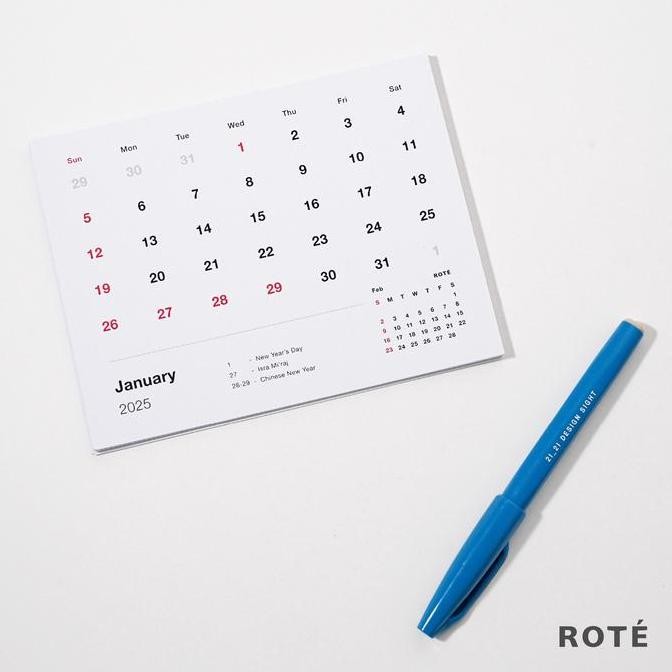 

HOT PROMO Kalender meja aesthetic kalender duduk calendar BIG Number