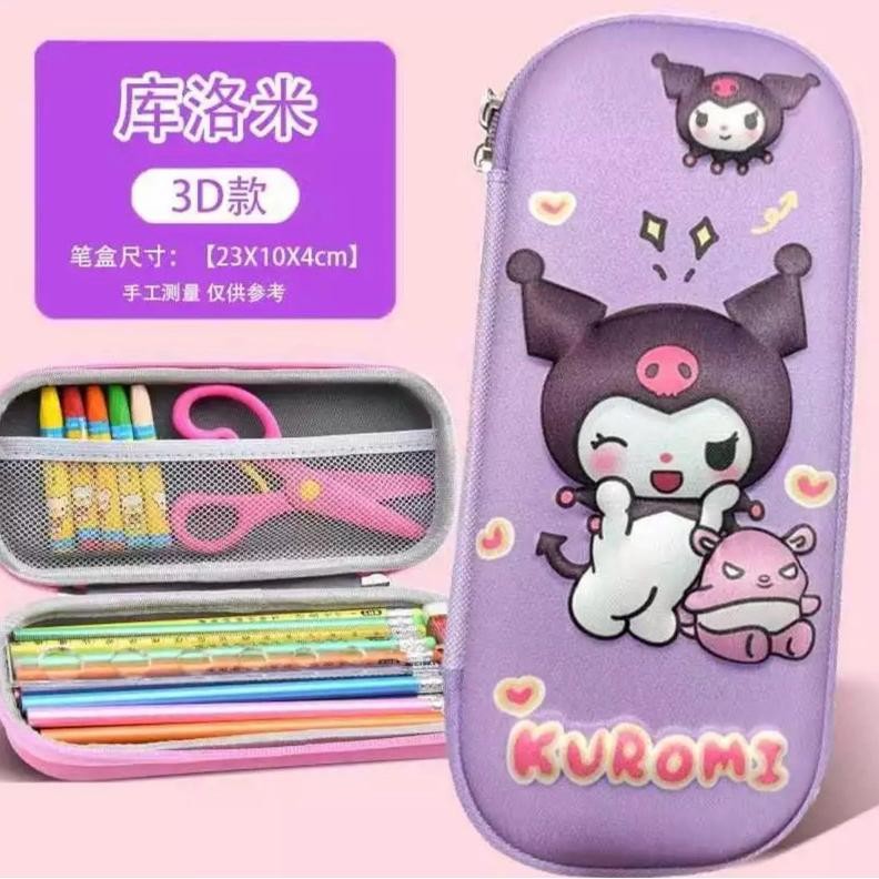 

Praktis Kotak Pensil 3D Timbul Tempat Pensil 3D Gambar Lucu Timbul Anti Air Waterproof Unicorn Elsa Frozen Dino