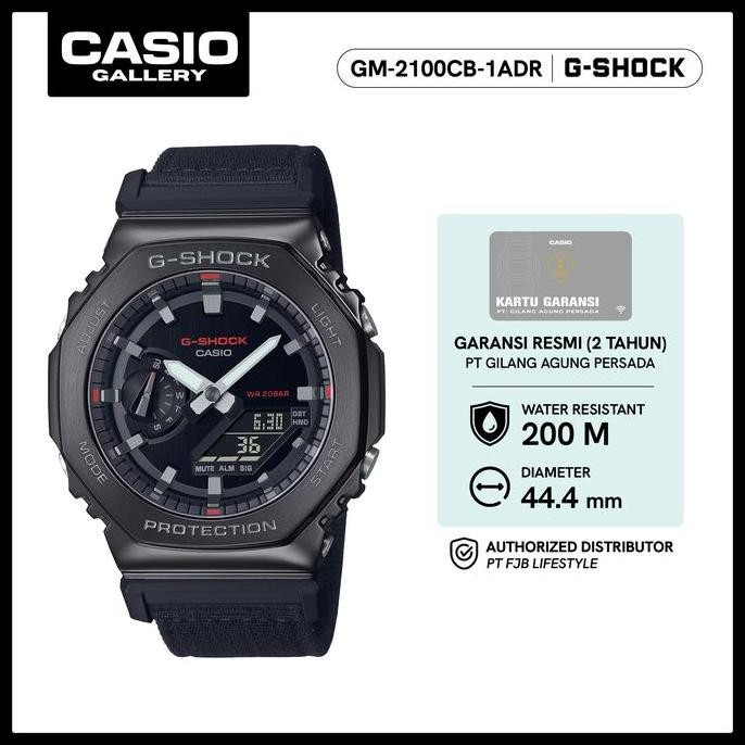 NEW G-shock Jam Tangan Pria Original GM-2100CB-1ADR Analog Digital Black Stopwatch