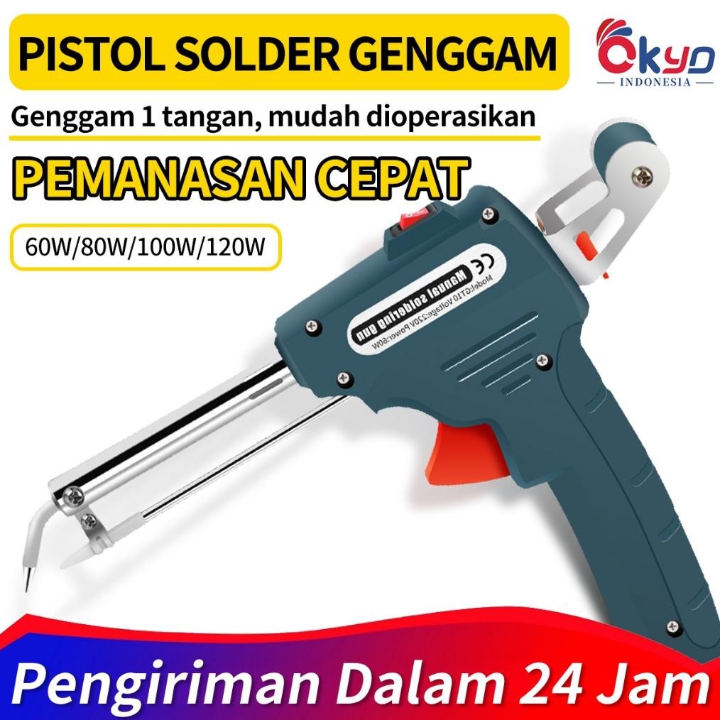 NEW Solder Tembak Listrik Timah Otomatis Iron Automatic 60W Solder Listrik Timah Otomatis Solder