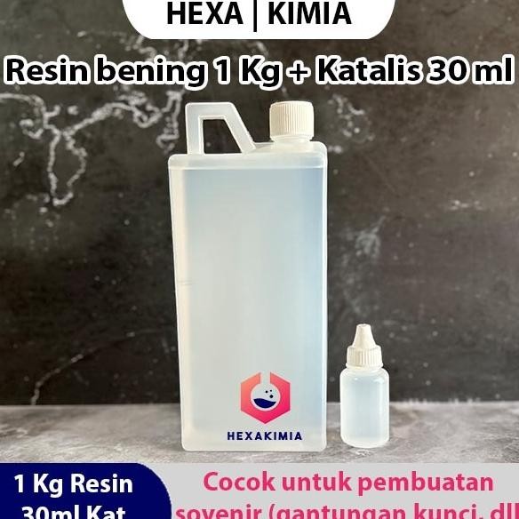 

(JRG)- Resin Bening 1Kg - Resin Super Bening 1Kg - Resin Bening Hexa - Resin Polyester Bening - Resin Bening Fiberglass 1 Kg