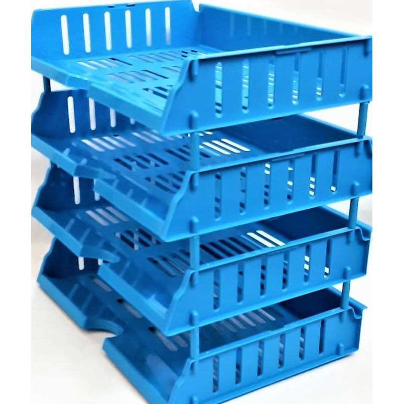 

TERMURAH RAK KERTAS DOKUMEN SUSUN 4 TINGKAT LETTER TRAY LEBAR LANDSCAPE FOLIO