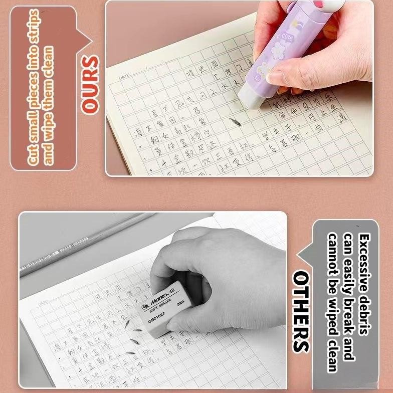 

Mudah Penghapus Pensil Mekanik Set Isi 1 Refill Mechanic Eraser Model Karakter Lucu Anak Sekolah Rumah Belajar