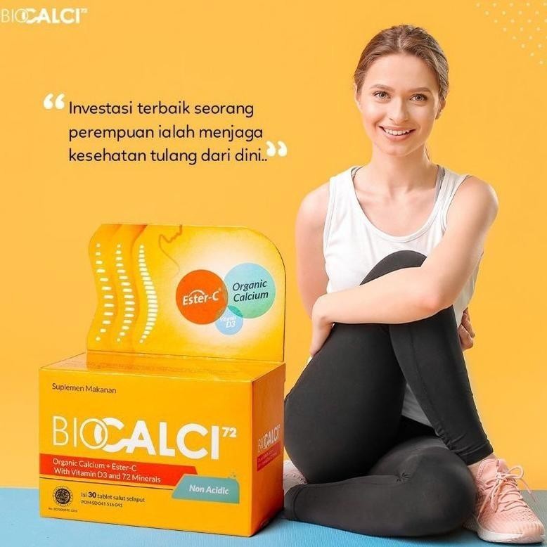 Ester C Holisticare Biocalci 72 Vitamin Mineral Organik Kalsium Dan Vitamin D3