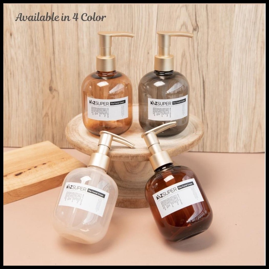 KOKOMI BOTOL SABUN AESTHETIC AKEMI BOTOL REFILL SABUN CAIR 300ML DAPAT STIKER LABEL BOTOL REFILLABLE