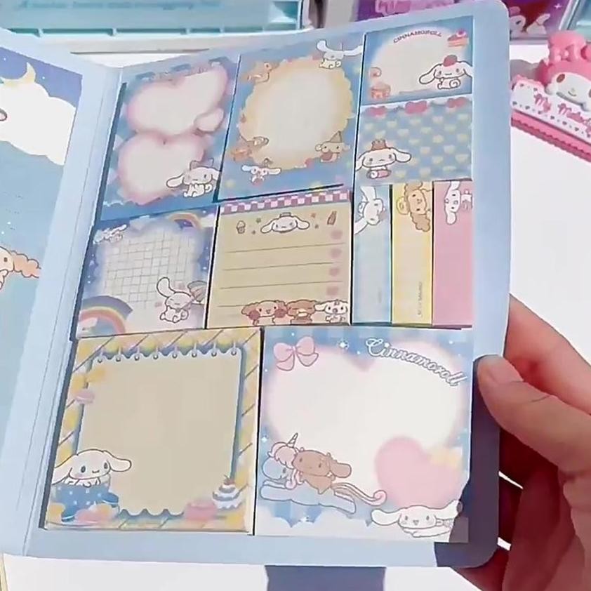 

Premium 50Pcs Sticky notes Party sanrio Memo note tempel lucu Label Stickers Tahan air High Quality