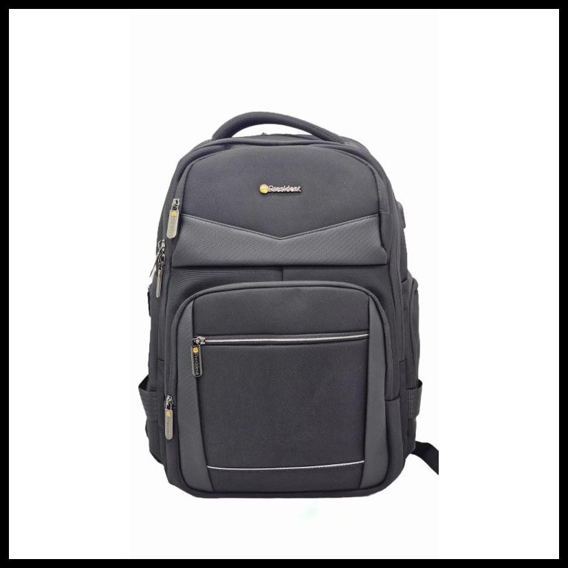 BP 23047 PRESIDENT | TAS RANSEL LAPTOP BACKPACK PRESIDENT USB ORIGINAL | TAS RANSEL PRESIDENT | TAS 