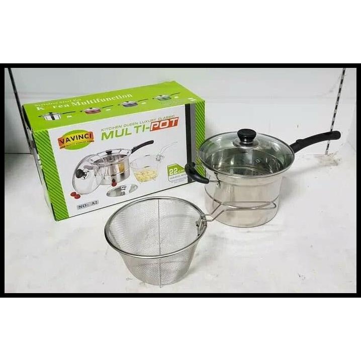 Vavinci Panci Deep Fryer Plus Steamer