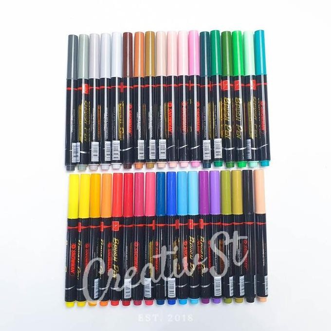 

Hot Promo !!! Snowman Brush Pen Brushpen Spidol Kaligrafi Bm-1 Part 2 Satuan Calligraphy (1 Pcs)