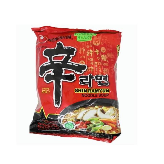 

:=:=:=:=] Nongshim Shin Ramyun Gourmet Spicy/Mie Kuah Korea Instan 120gr