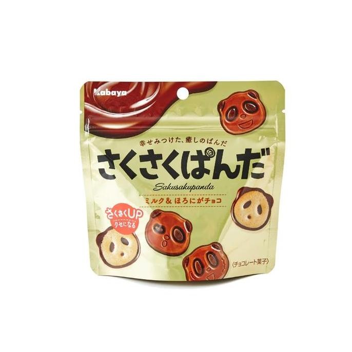 

siap kirim] Kabaya Saku Saku Panda Chocolate Biskuit / Biskuit Berbentuk Panda Lapis Coklat