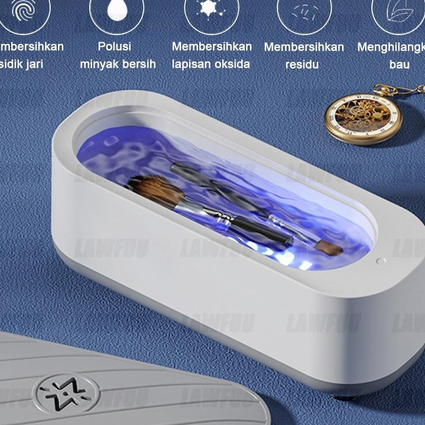 Alat Pemberih Perhiaan Acamata Cincin Portable Pemberih Ultra Violet Alat Multifungi Getar Untu Ultr
