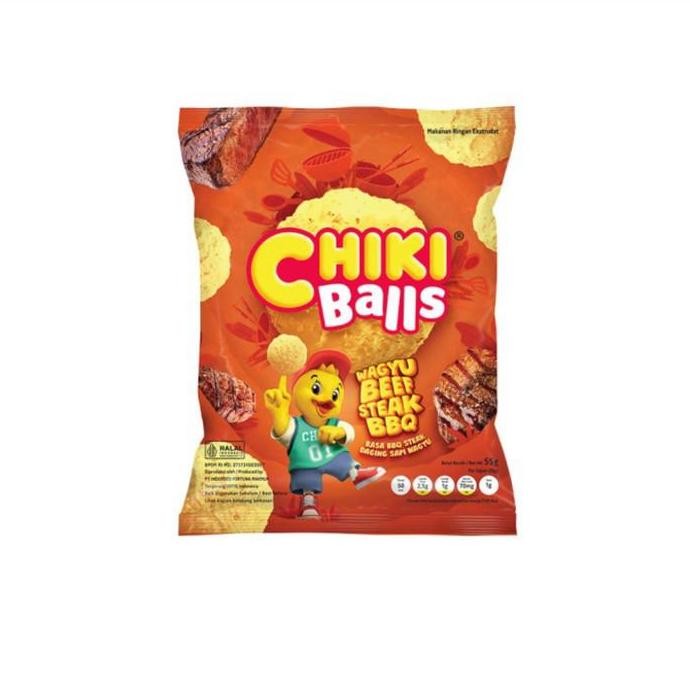 

Buruan beli] Chiki Snack Balls / Snack Ekstrudat 55G