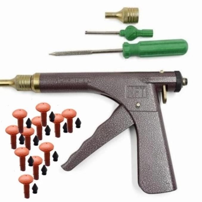 Alat Tambal Ban Tubles Gun Piston/ Peralatan Tambal Ban Tubles Tubless - Asli