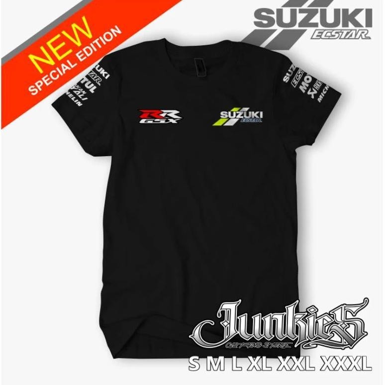 Promo Jual Kaos Suzuki Ecstar Team Motogp Kaos Cotton Combed 24S Free Stiker