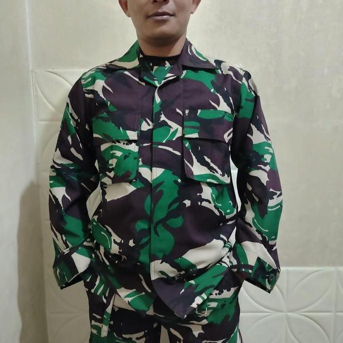 seragam pdl tni velbed wol model puring resleting