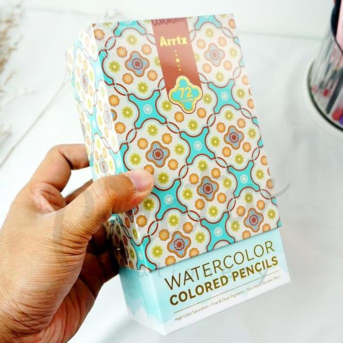 

Termurah !!! Arrtx Pensil Warna Aquarel Watercolor Colored Pencils 72 Color