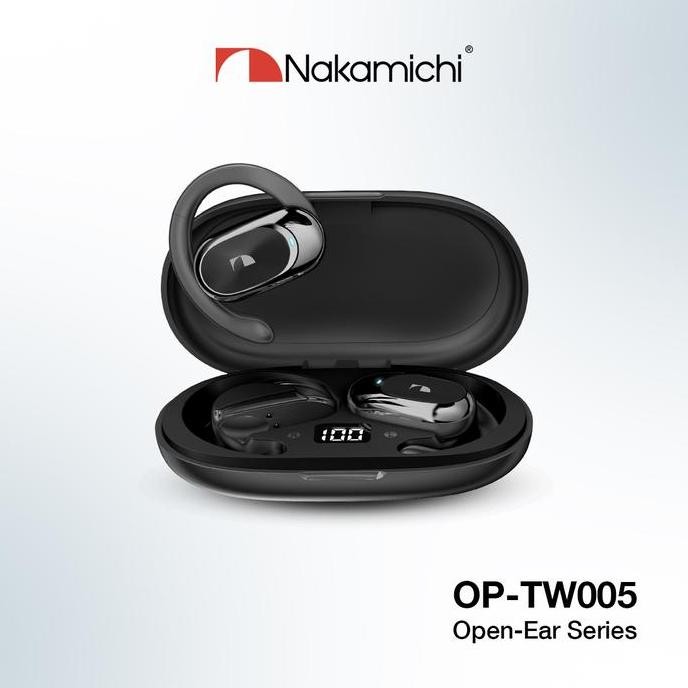 Nakamichi OP TW005 Open Ear Hook True Wireless Bluetooth Earphone TWS