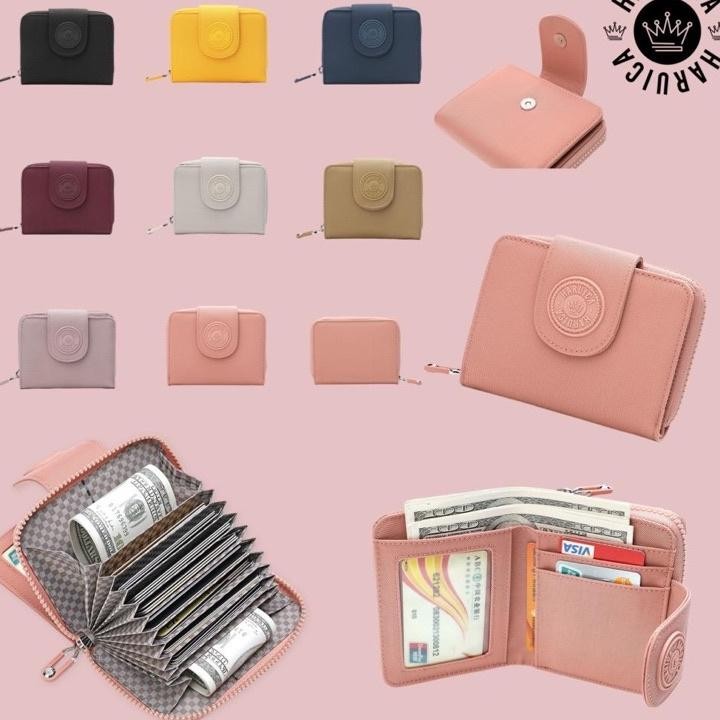 Haruica 80106 Dompet Lipat Dompet Wanita Dompet Artu