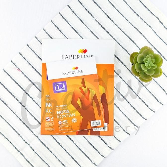 

New Collection !!! Paperline Nota Kontan 1 Ply A6 15 X 10 Cm