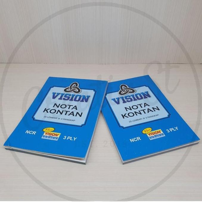 

New Collection !!! Vision Nota Ncr 3 Ply Kecil Rangkap 15 X 10 Cm