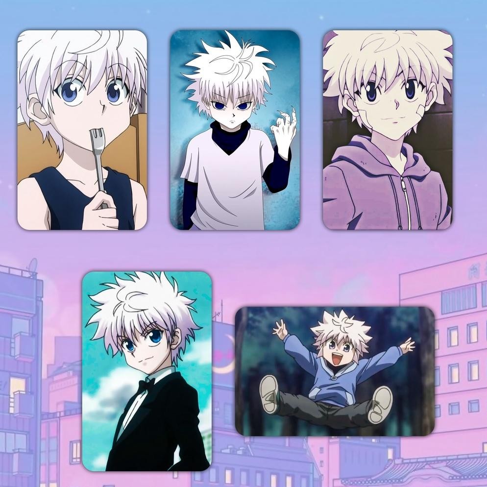 Bisa Disesuaikan Photocard Foto Anime Jepang Killua Zoldyck Photo Idola