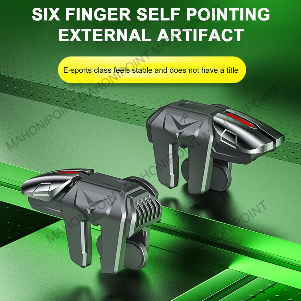G21 Trigger Pubg FF Fps L1 R1 Gaming Six Finger Trigger Gaming