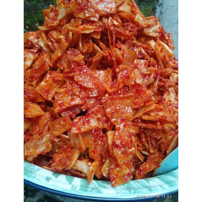 

READY STOK 1kg manggleng/keripik singkong pedas manis Siap kirim