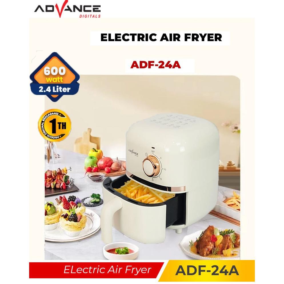 Bisa dikirim hari iniAir Fryer Advance low watt 600W Penggorengan penggorengan tanpa minyak